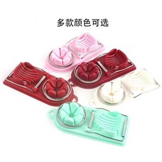 와이어가 꽃잎 모양 주방 계란 슬라이서 커터, 색상: 6. random, 1개