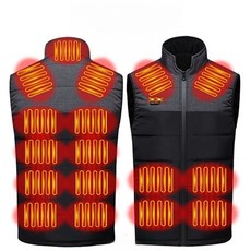 스타일닥터 경량 17구역 발열조끼 USB조끼 캠핑 등산 스키 아웃도어 겨울 작업용 일상복 방한 발열 조끼