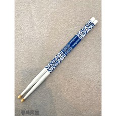 牛源 Niu Yuan 瑞彩系列藍色山胡桃木5A鼓棒，舒適握感，適用多種音樂風格，現貨供應, 1個