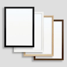 액자365 우드 A4 A3 8x10 11x14 사이즈 액자 프레임, 1개, 우드18mm사선 옐로우