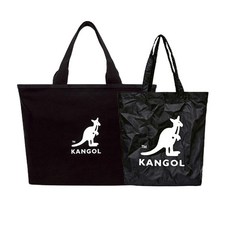KANGOL 黑色托特包 兩件組