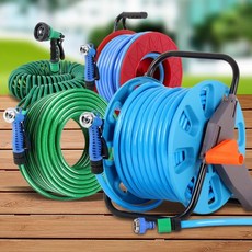 국산/PVC 세차호스 물 호수 분사기 릴 코일 세차 스프레이건, 1