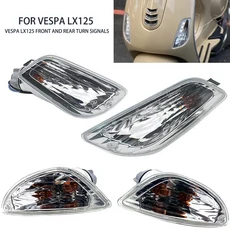 스쿠터 오토바이 전방 방향 지시등 LX50 LX125 LX150 LX 50 125 150 2 Takt 4 LXV용 점멸등, 1Pair
