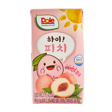 돌 하이 주스 120ml, 복숭아, 26개