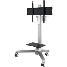 ErgoGrade 電動升降電視推車 適用32-86吋螢幕 附置物層板, 1個, EGCTP860