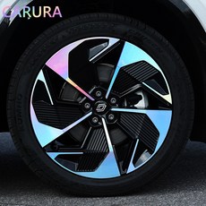 카우라 그랑 콜레오스 호환 20인치 휠스티커 휠 튜닝, KOLEOS_포지드카본블랙, 1세트