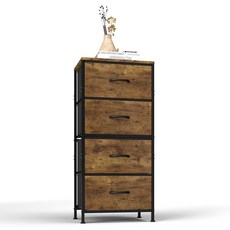 소웰홈 패브릭 모던 머릿장 450, 나뭇결, 4단