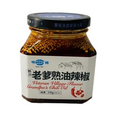 明德 老爹熟油辣椒 純素 250g, 1個