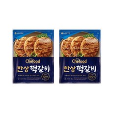 롯데 Chefood 한상떡갈비 2개 1세트, 425g