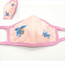 일햐 발루뽀프리텍입체마스크 소형 핑크 아동용마스크 어린이마스크 소형마스크