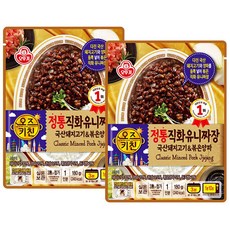 오즈키친 정통직화 유니짜장, 180g, 2개