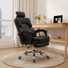 BIKASU 편안한 사무용 의자 인체공학 컴퓨터 의자 조절 목베게 e스포츠 의자 게이밍의자, 블랙