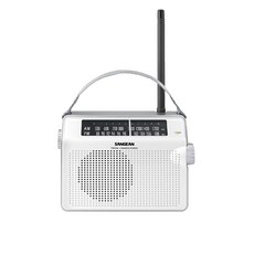 SANGEAN 復古型AM/FM收音機, 白色, PR-D6