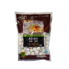 [해뜨락] 찹쌀수제비 1kg x 10개 1박스 국산찹쌀 옹심이 팥죽