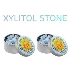 자일리톨 스톤 페퍼민트 부스터, 70g, 2개