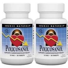 소스내추럴스 폴리코사놀 10mg 테블릿, 30개, 2개