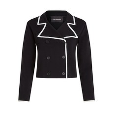 칼 라거펠트 더블 브레스티드 가디건