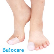 실리콘 엄지 발가락 보호대 교정기 축구 발레 발톱 보호 보습 패드, 실리콘 엄지 발가락 발톱 보호대 교정기 소 사이즈, 1개