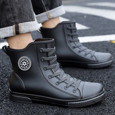 텐제로 남성 하이탑 방수 스니커즈 앵클 레인부츠 장화 25SHOE_RHM
