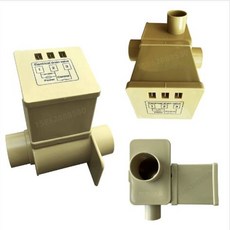 WHQD V3ED80 90 V2ED80 90 배수밸브 상업용세탁기, 2인치/90도24V V2ED90 삼선, 1개