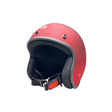 復古風格摩托車安全帽，輕巧透氣，多色可選，騎士必備安全帽, 消光深粉