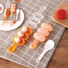 삼땨 아기주먹밥틀 미니주먹밥틀 밥틀 주먹밥만들기 초밥틀 주먹밥메이커, 주먹밥3단틀