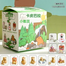 卡皮巴拉 盲盒 手办, 1套, 可愛卡皮巴拉盲盒1個, 6cm