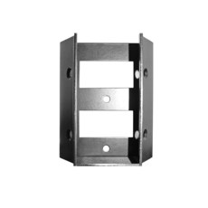 Nuvo Iron SDRC 계단데크 4팩 나사 레일 커넥터 포함 블랙 표준 2x4 레일용, 데크 및 계단 레일 커넥터 104522