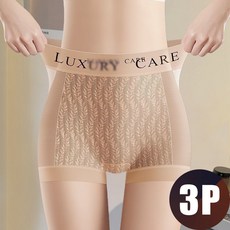 1+1+1 여성 여름 하이웨스트 팬티 슬림핏 고탄력 통기성 드로즈 팬티