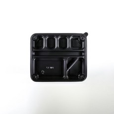 도시락용기 8칸 DW-L2호 투명뚜껑 세트 50개