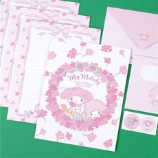 소망상점 마이멜로디 편지지 세트 편지엽서