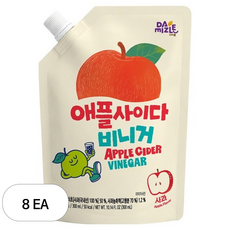 다미즐 애플사이다 비니거 사과, 8개, 300ml