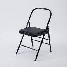 요가 의자 접이식 티칭 필라테스 홈트 체어 스트레칭, 삼중 빔 블랙 1.5 삼중 가로