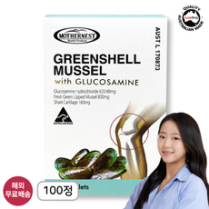 마더네스트 글루코사민 초록입홍합 1500mg, 1개, 100정