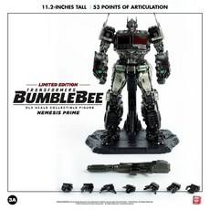 Threezero 變形金剛 大黃蜂 DLX 暗黑 柯博文 11.2吋 可動完成品 NEMESIS PRIME 限定版, 1個