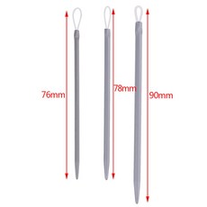 원단 예술 와이어 원사 재봉 나일론 공예 세트 니트 의류 두꺼운 바늘 뜨게, 3pcs