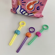 컬러 씰링 로프 붕대 주방 가제 식품 보존 클립 다기능 케이블 주최자 크리 에이 티브 바인딩, 02 Random one