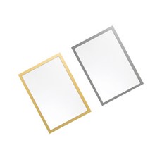 DSGS A4 부착식 게시판 무타공게시판프레임, 실버