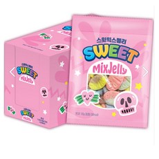 더스위트 스윗믹스젤리 유튜브 틱톡 편의점간식, 4개, 100g