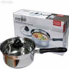 키친플라워 스테인리스 인덕션 라면냄비 16cm 이유식냄비 소스팬, 상세페이지 기재
