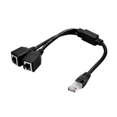 RJ45 랜케이블 렌선 분배기 2포트 Y형 무산소 구리코어 sky*6193og, UC-CP242, 1개