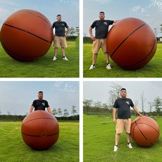 哆哆購 戶外充氣大藍球 親子互動沙灘草地 巨型球 兒童玩具球, 1個, 直徑0.6米籃球,不含打氣工具