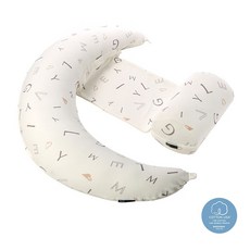 六甲村 Mammy Village 全方位孕婦哺乳枕 經典舒棉 防螨抗菌 月亮枕 金寶貝, 經典舒棉 – 時而童趣