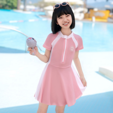 兒童泳衣女 夏季新款公主裙時尚泳裝