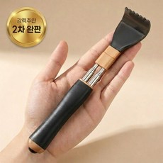타니아홈 시원쾌감 스테인리스 길이조절 효자손, 1개, 블랙 1개, 블랙
