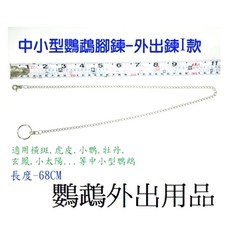 *來成鳥園*鸚鵡腳鍊/外出鍊I款 適合中小型長尾鸚鵡 鸚鵡外出必備, 1個