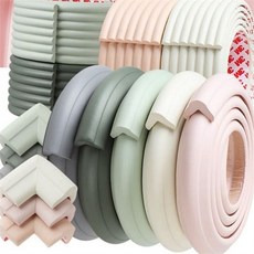 모서리 보호대 유아 아기 코너 안전 쿠션 가드 방지 가정용 어린이 인증 실내 아이 용품, W형 그레이