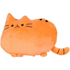 리빙공감 캣츠캣츠 고양이 등쿠션 허리쿠션, 오렌지