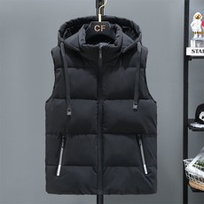 남성조끼 겨울 후드 패딩조끼 경량패딩 누빔 베스트 SWVL2221 40