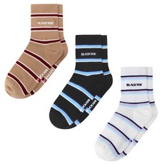 [AK플라자] [블랙야크 키즈] 스트라이프 로우 삭스